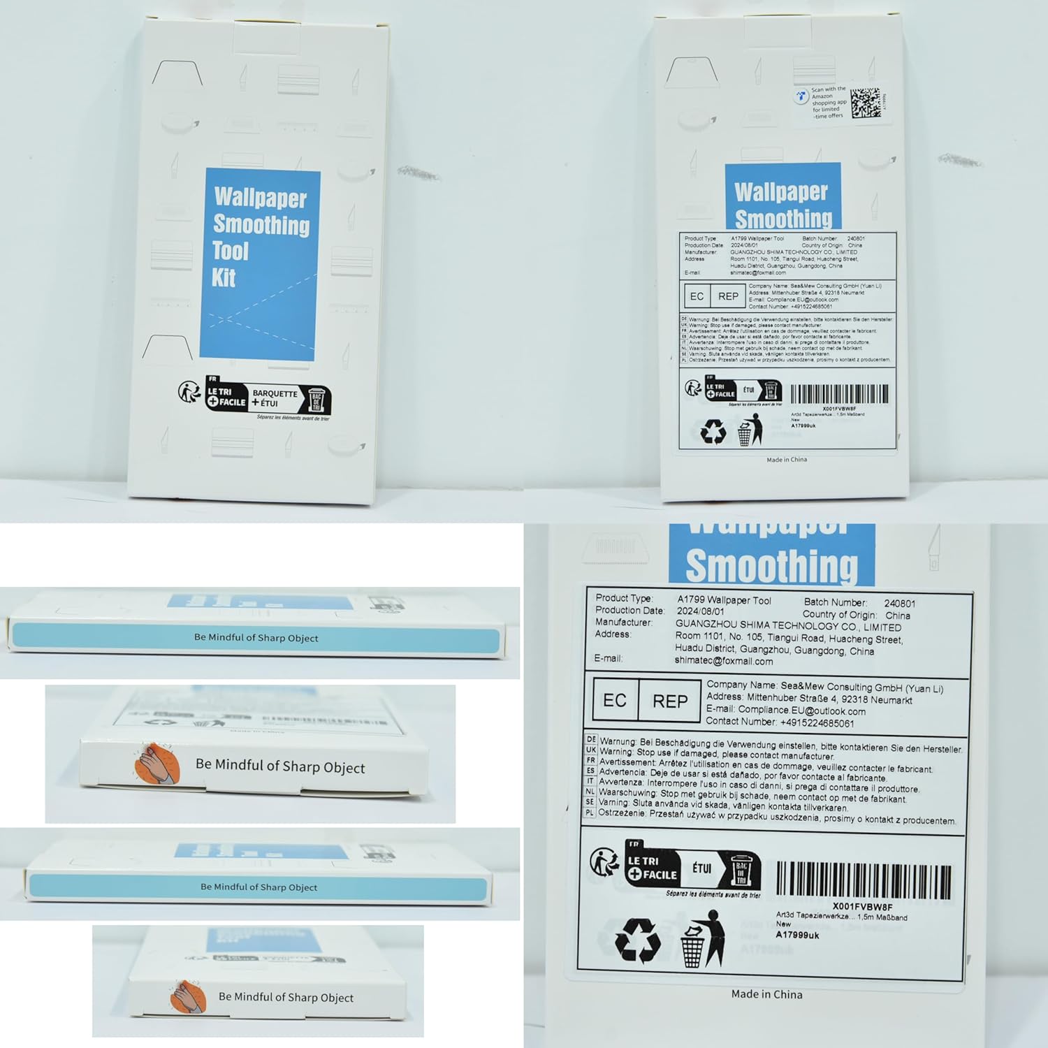 Art3d Smoothing Tool Kit for Applying Peel and Stick Wallpaper, Vinyl Backsplash Tile - Image 7