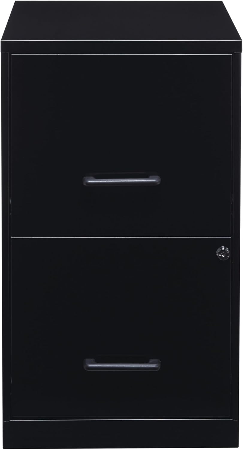 Lorell 14341 18 Deep 2-Drawer File Cabinet, Black - Image 4