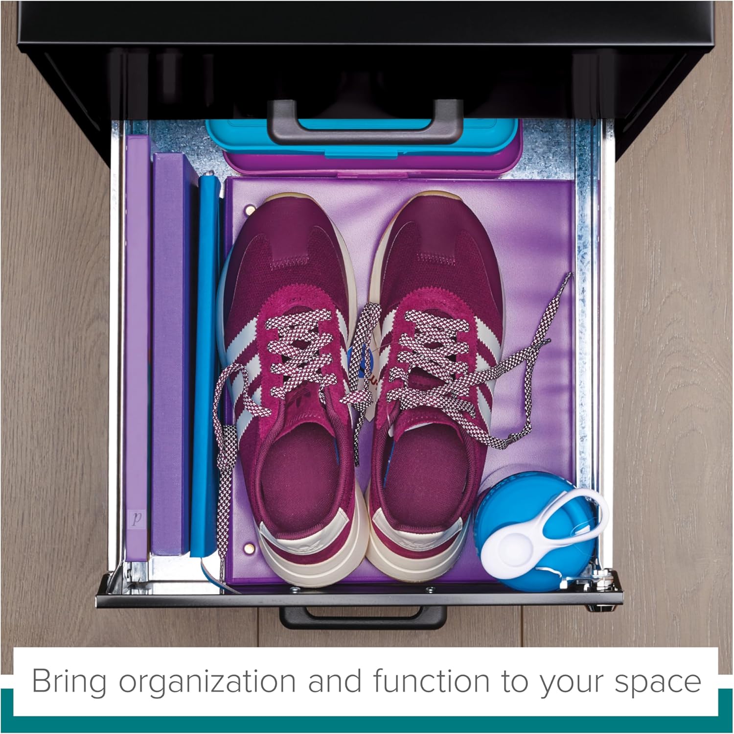 Lorell 14341 18 Deep 2-Drawer File Cabinet, Black - Image 8